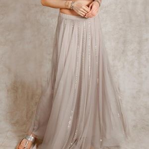 Chan Luu Studded Maxi Skirt